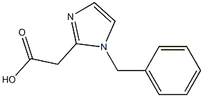 1-(Benzyl)-1H-imidazole-2-acetic acid Structure