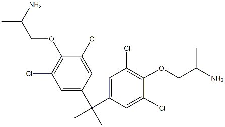 1,1'-[Isopropylidenebis(2,6-dichloro-4,1-phenyleneoxy)]bis(2-propanamine)|