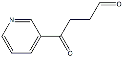 4-(3-Pyridyl)-4-oxobutyraldehyde Structure