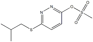  Methanesulfonic acid 6-(2-methylpropylthio)-3-pyridazinyl ester