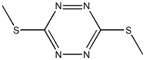 3-Methylthio-6-methylthio-1,2,4,5-tetrazine Struktur