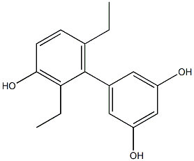  2',6'-Diethyl-1,1'-biphenyl-3,3',5-triol