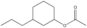 Acetic acid 3-propylcyclohexyl ester