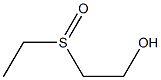 エチル(2-ヒドロキシエチル)スルホキシド 化学構造式