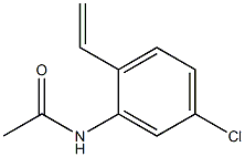 N-(2-Ethenyl-5-chlorophenyl)acetamide Struktur