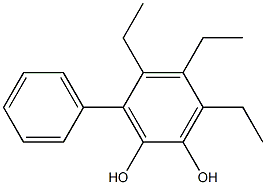 3-Phenyl-4,5,6-triethylbenzene-1,2-diol