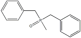 メチルジベンジルホスフィンオキシド 化学構造式