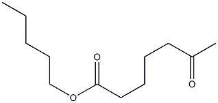 6-Oxoheptanoic acid pentyl ester Struktur