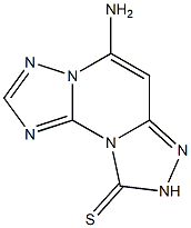 5-Aminobis[1,2,4]triazolo[1,5-a:4',3'-c]pyrimidine-9(8H)-thione Structure