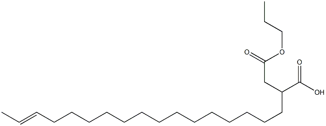 2-(15-Heptadecenyl)succinic acid 1-hydrogen 4-propyl ester Struktur