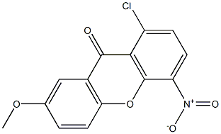 7-Methoxy-1-chloro-4-nitro-9H-xanthen-9-one