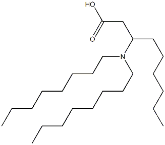 3-(Dioctylamino)nonanoic acid 结构式
