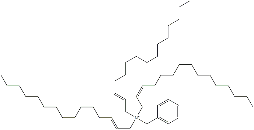 Tri(2-pentadecenyl)benzylaminium|