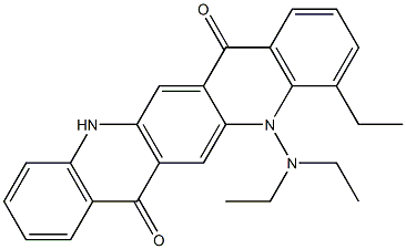5-(Diethylamino)-4-ethyl-5,12-dihydroquino[2,3-b]acridine-7,14-dione