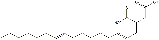 (2,9-Hexadecadienyl)succinic acid,,结构式