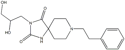 8-Phenethyl-3-[2,3-dihydroxypropyl]-1,3,8-triazaspiro[4.5]decane-2,4-dione