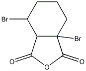 1,3-Dibromohexahydrophthalic anhydride Struktur