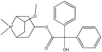 3-[(Hydroxydiphenylacetyl)oxy]-6-methoxy-8,8-dimethyl-8-azoniabicyclo[3.2.1]octane|