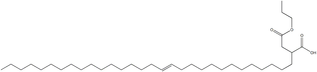  2-(13-Triacontenyl)succinic acid 1-hydrogen 4-propyl ester