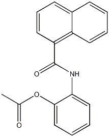  Acetic acid 2-(1-naphthoylamino)phenyl ester