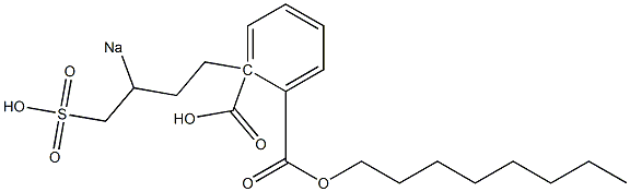 Phthalic acid 1-octyl 2-(3-sodiosulfobutyl) ester|