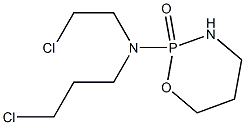 Tetrahydro-2-[N-(2-chloroethyl)-N-(3-chloropropyl)amino]-2H-1,3,2-oxazaphosphorine 2-oxide Structure