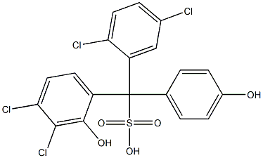 (2,5-Dichlorophenyl)(3,4-dichloro-2-hydroxyphenyl)(4-hydroxyphenyl)methanesulfonic acid