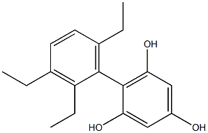 2-(2,3,6-Triethylphenyl)benzene-1,3,5-triol|