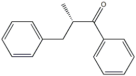(S)-1,3-Diphenyl-2-methylpropane-1-one,,结构式
