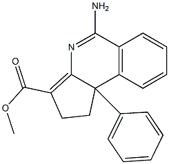 5-Amino-1,9b-dihydro-9b-(phenyl)-2H-cyclopent[c]isoquinoline-3-carboxylic acid methyl ester