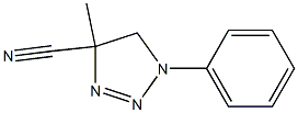  4,5-Dihydro-4-methyl-1-phenyl-1H-1,2,3-triazole-4-carbonitrile