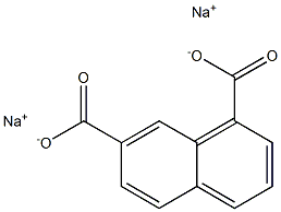 1,7-Naphthalenedicarboxylic acid disodium salt Structure