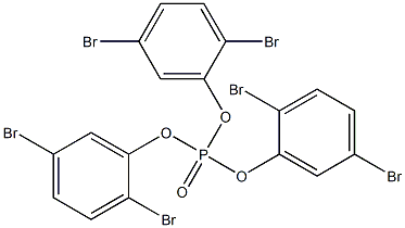 Phosphoric acid tris(2,5-dibromophenyl) ester Structure