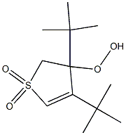 2,3-Dihydro-3,4-di-tert-butyl-3-hydroperoxythiophene 1,1-dioxide|