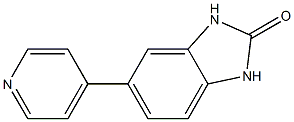 5-(4-Pyridyl)-1H-benzimidazol-2(3H)-one 结构式