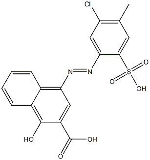 4-[(5-Chloro-4-methyl-2-sulfophenyl)azo]-1-hydroxy-2-naphthalenecarboxylic acid|