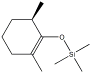 (R)-1-(Trimethylsiloxy)-2,6-dimethylcyclohexene Structure