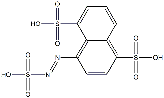 4-(Sulfoazo)-1,5-naphthalenedisulfonic acid,,结构式