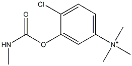 4-Chloro-3-(methylaminocarbonyloxy)-N,N,N-trimethylbenzenaminium Structure