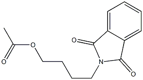 N-(4-Acetoxybutyl)phthalimide 结构式