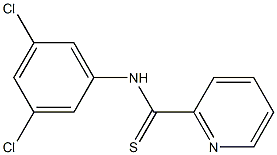 N-[3,5-Dichlorophenyl]pyridine-2-carbothioamide Struktur