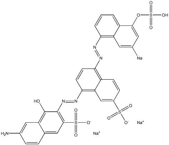 7'-Amino-1'-hydroxy-4-[(5-hydroxy-7-sodiosulfo-1-naphthalenyl)azo][1,2'-azobisnaphthalene]-3',7-disulfonic acid disodium salt