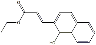  3-(1-Hydroxy-2-naphthalenyl)propenoic acid ethyl ester