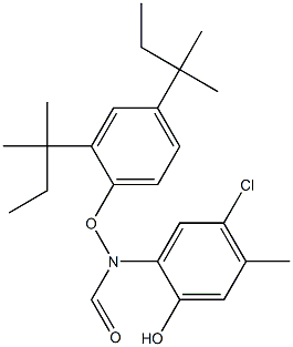 2-(2,4-Di-tert-amylphenoxyformylamino)-4-chloro-5-methylphenol