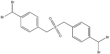 p-Dibromomethylphenyl(methyl) sulfone,,结构式
