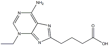  4-(6-Amino-3-ethyl-3H-purin-8-yl)butyric acid
