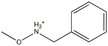 N-メトキシベンゼンメタンアミニウム 化学構造式