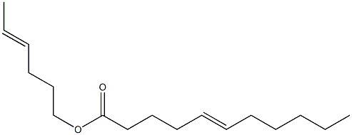 5-Undecenoic acid 4-hexenyl ester,,结构式