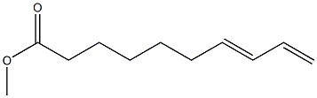 7,9-Decadienoic acid methyl ester,,结构式