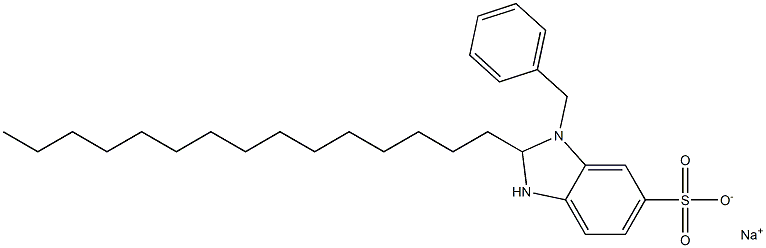 1-Benzyl-2,3-dihydro-2-pentadecyl-1H-benzimidazole-6-sulfonic acid sodium salt